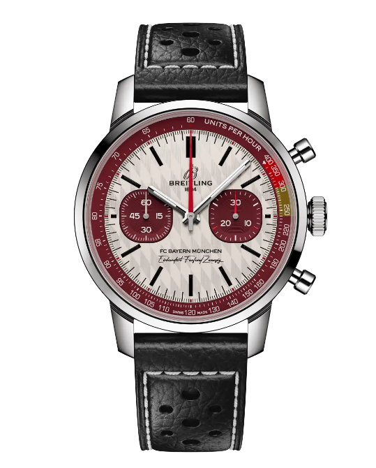 Review Breitling Top Time B01 125 Years FC Bayern München Limited Edition Replica Watch AB01769A1G1X1